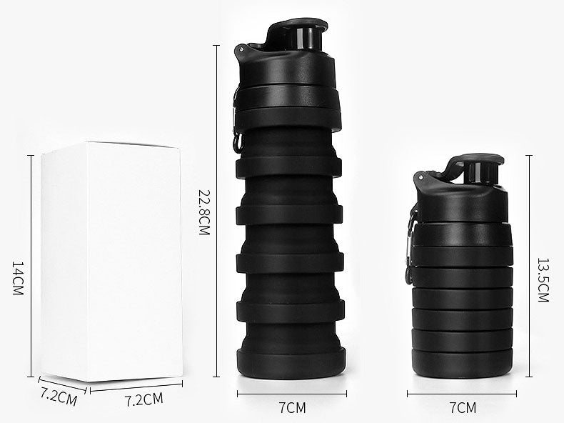 Collapsible Outdoor Water Bottle - 500ml