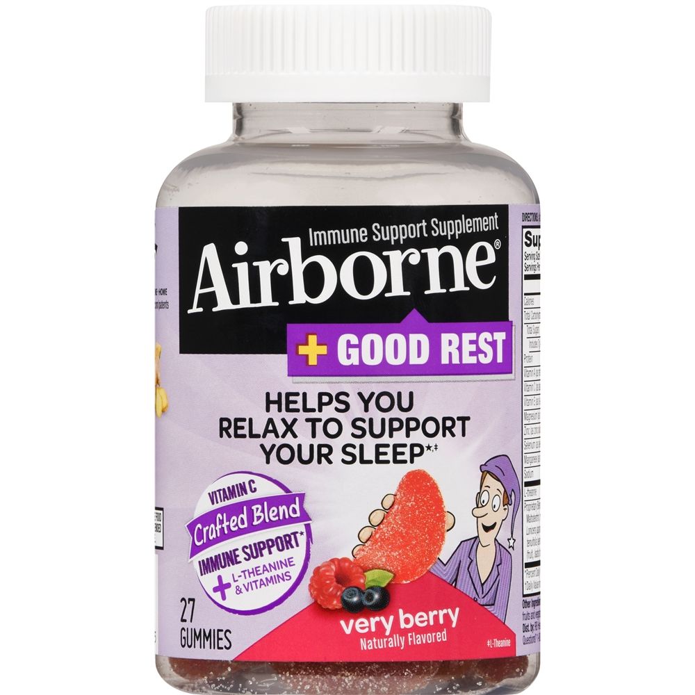 Airborne Good Rest Immune Support Gummies - 27 Compte