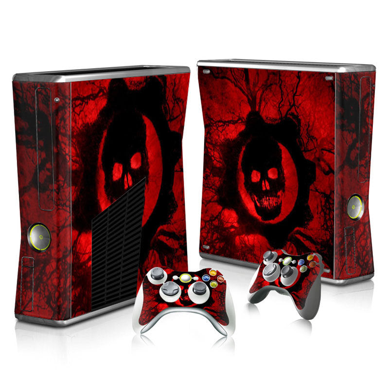 Xbox 360 Slim Full Body Color Membrane Stickers with Scratch-Resistant Protection - Korvel