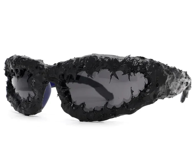 Lunettes de soleil punk en forme d'œil de chat – Lunettes unisexes audacieuses