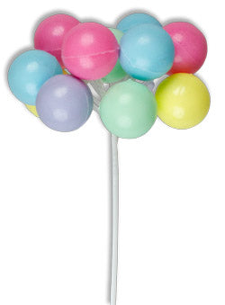 Medium Pastel Balloon Clusters - 7" Long
