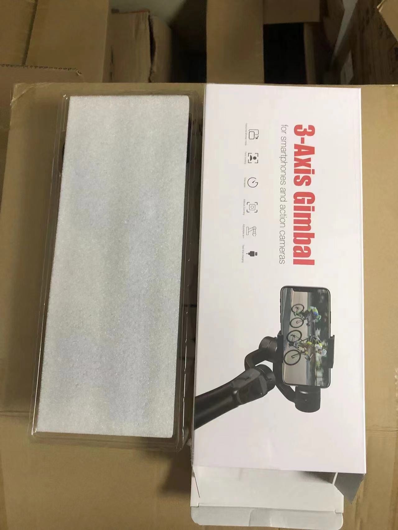 H4/F6/F8/F10 three-axis handheld mobile phone stabilizer video recording outdoor anti-shake shooting bracket - Korvel