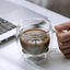 Cute Bear Shaped Double-Layer Glass Milk Cup