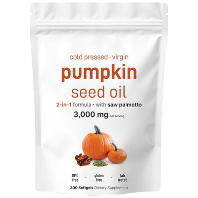 Pumpkin Seed Oil Extract Soft Capsules - Korvel