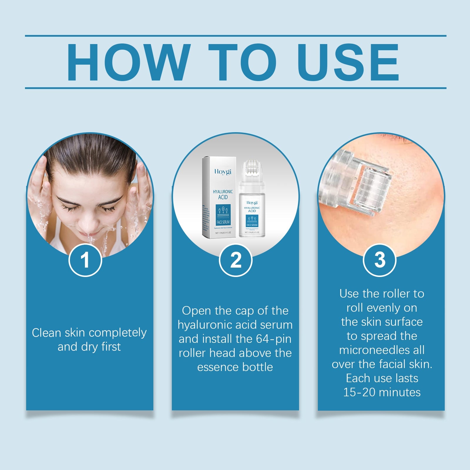 Hyaluronic Acid Face Serum, Radiant Facial Skin Improves Skin Pores And Hydrates - Korvel