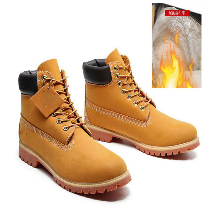 Women's High Top Work Boots for Autumn and Winter