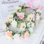Simulated Rose Blossoms Adjustable Headwear Wreath Bridal Fairy Princess Birthday Performance Headwear - Korvel