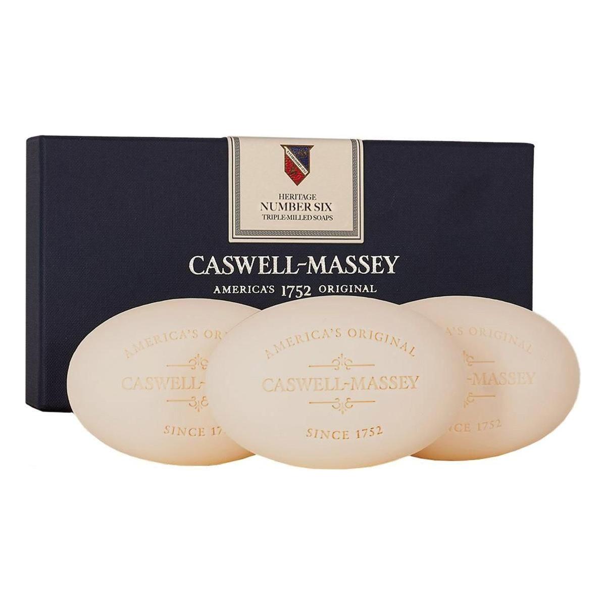 Collection de savons de luxe Caswell-Massey - Boîte de trois barres de 5,8 oz