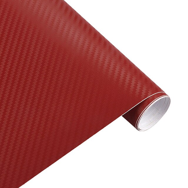 30cmx127cm 3D Carbon Fiber Vinyl Car Wrap Sheet Roll Film Car stickers and Decals Motorcycle Car Styling Accessories Automobiles - Korvel