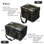 Outdoor storage bag, large - capacity foldable storage box, camping gear for picnic, portable, water - resistant - Korvel