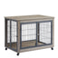 Table d'appoint pour chien de style mobilier sur roues