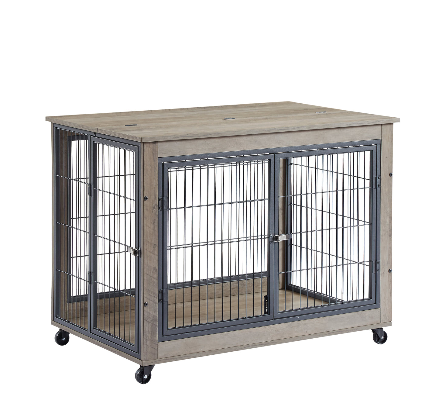 Table d'appoint pour chien de style mobilier sur roues