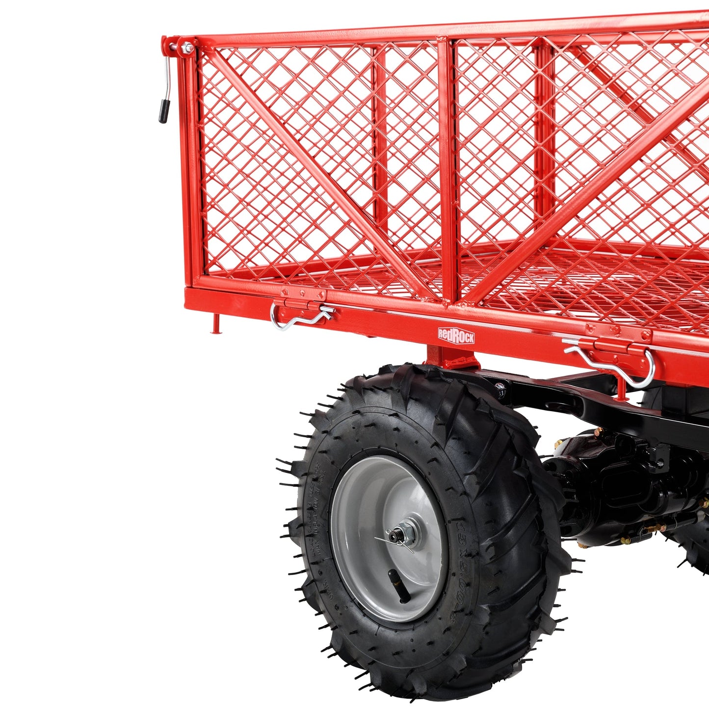 Wheelbarrow Utility Cart Electric Powered Cart 48V28Ah 500W Capacity 500lbs (230kg) Material Hauler 1000lbs Towing - Korvel