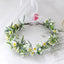 Simulated Rose Blossoms Adjustable Headwear Wreath Bridal Forest Flower Wedding Photography Scale Pretend - Korvel
