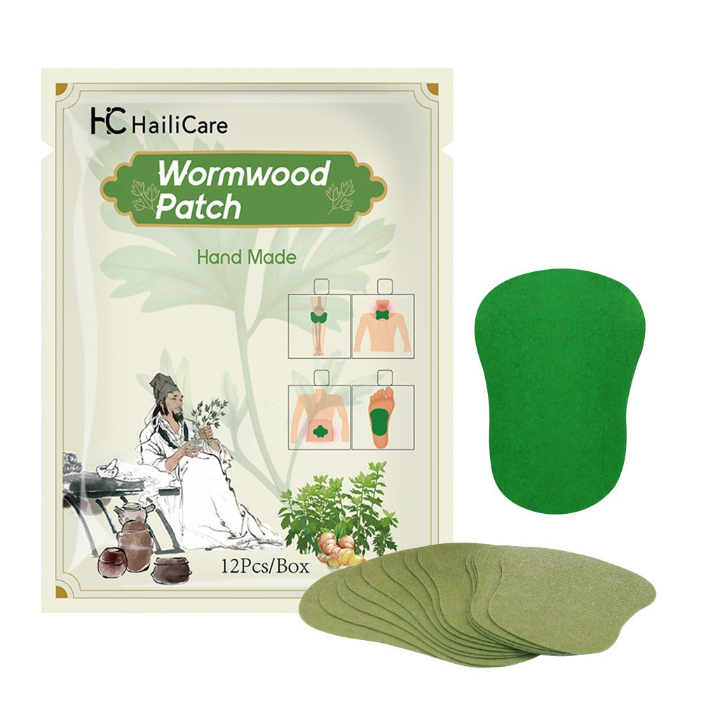 12pieces/Bag Foot Neck Knee Waist Massage Stickers Wormwood Natural Plant Self-heating Relief Joint Ache Pain Cinnamon Ginger - Korvel