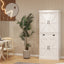 Elegant 71" Kitchen Pantry Storage Cabinet with Adjustable Shelves