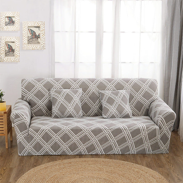 Housse de canapé élégante à fleurs - Design tout compris