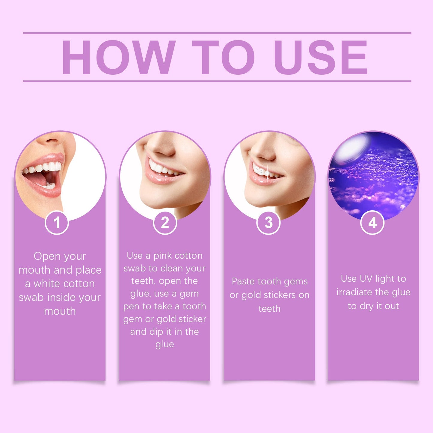 Kit de beauté dentaire pour une décoration de sourire unique