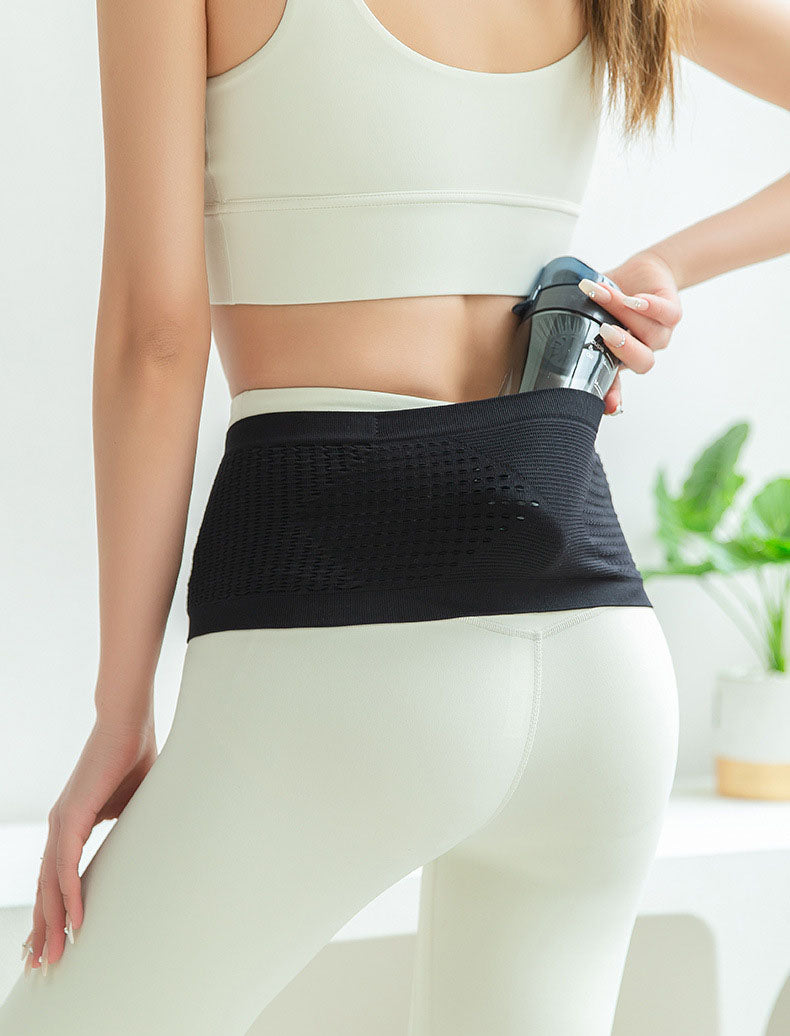 Waterproof sports waist bag large capacity men and women outdoor running cycling multifunctional waist bag breathable anti-slip - Korvel