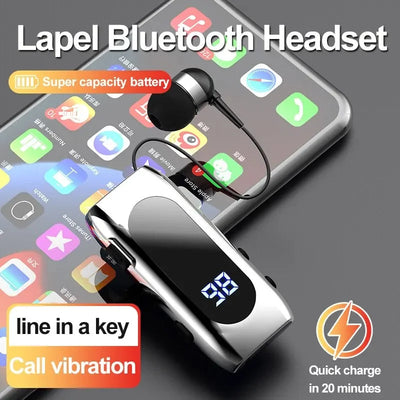 Smart Mini Bluetooth Earphones with Telescopic Cable