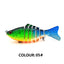 Multi Jointed Fishing Lure Sinking Artificial Wobbler Bait Hard Bait Swimbait 10cm/15.7g Fishing Tackle 7 Sections Crankbait - Korvel
