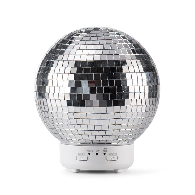 Creative Rotating Laser Ball Aromatherapy Machine Home Desktop Humidifier Simulated Smoke Ring Flame Aromatherapy Machine - Korvel