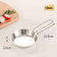 stainless steel folding handle frying pan outdoor flat bottomed frying pan mini frying pan portable frying pan camping equipment - Korvel
