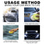 Car Glass Oil Film Remover, Rain Mist Smeary Clean Car Windscreen Cleaner - Korvel