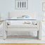 Bedroom storage stool, linen storage stool, large storage space, 50.39 inches white - Korvel
