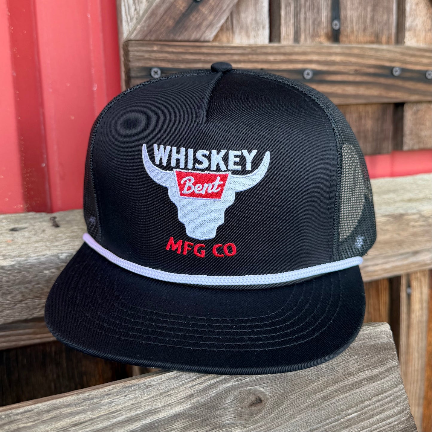 Banquet Black Trucker Hat | Whiskey Bent