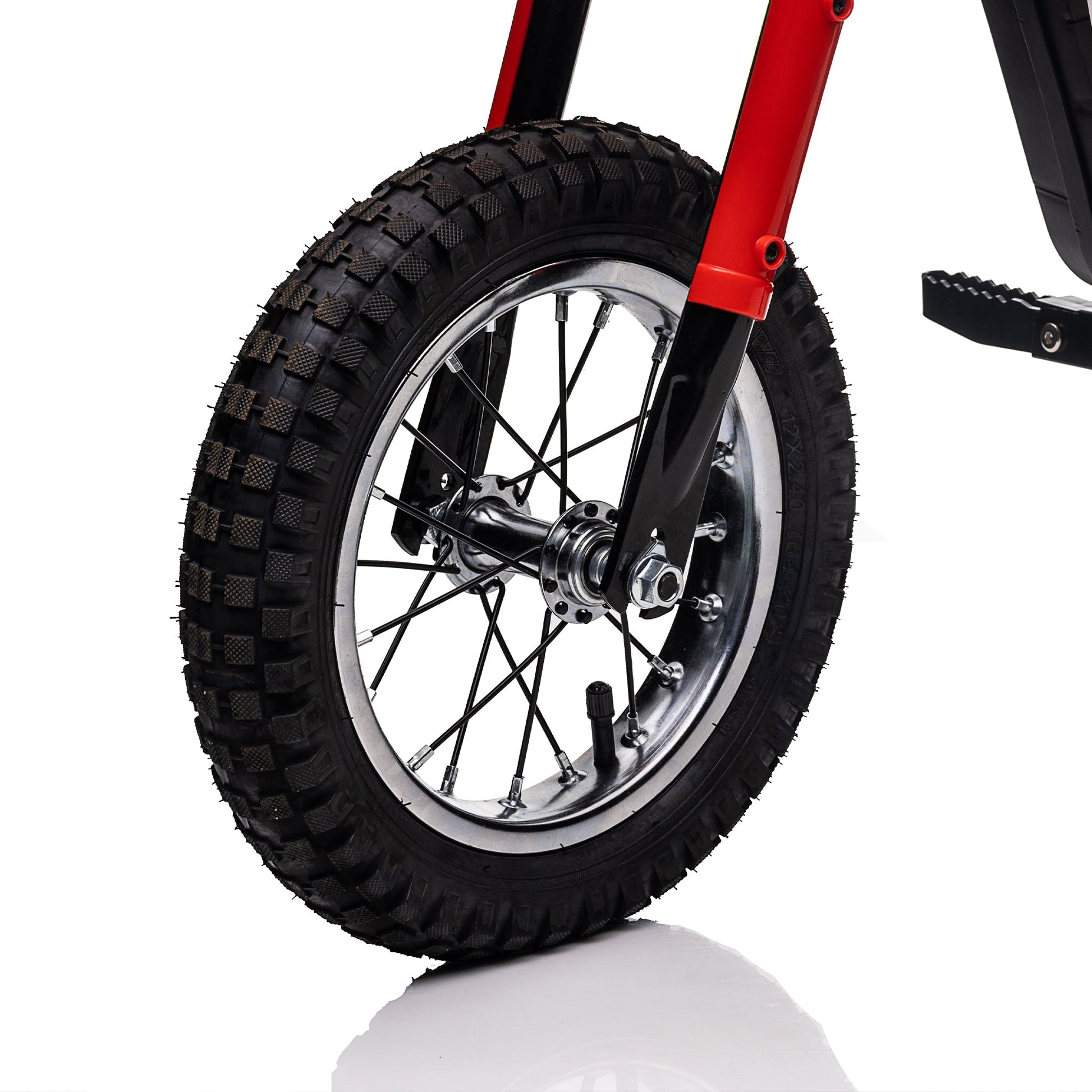 24V14ah children's riding 24V electric toy off-road motorcycle off-road vehicle XXL large speed up to 14.29MPH dual suspension m - Korvel