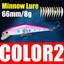 AFISHLURE Bass Wobblers Trout Fishing Lure  66mm/8g Minnow  Hard Baits Iscas Artificial Pesca Leurre - Korvel