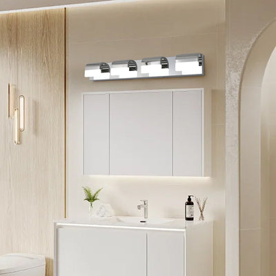 Modern 4-Light LED Vanity Lighting for Bathrooms