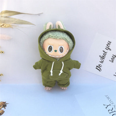 17cm Vinyl Macaron Plush Keychain Doll Accessory