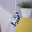 Natural crystal broken stone moon pendant Melkaba DIY woven wind chime pendant decoration crystal ornament gift - Korvel