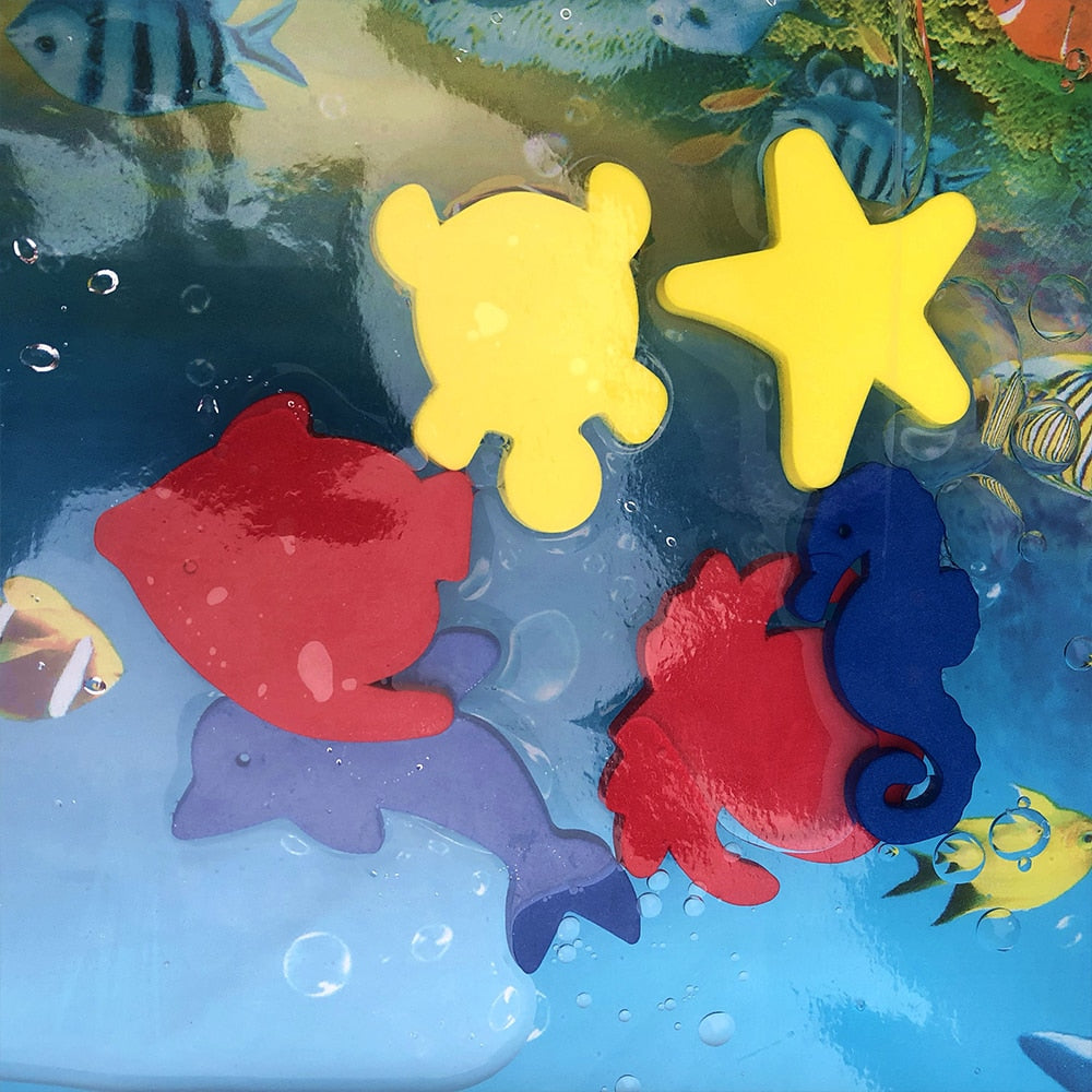 Tapis de jeu aquatique gonflable pour bébé pour un moment de jeu sur le ventre