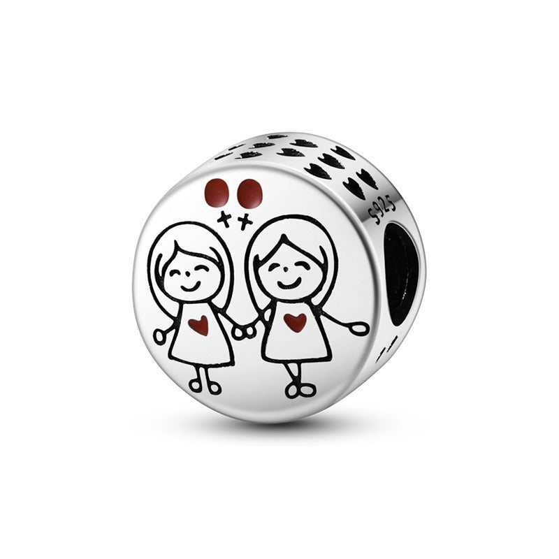 Colgante de Perlas de Amor - Serie de Familia y Amistad