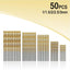 50Pcs Titanium Coated HSS Drill Bit Set - Premium Quality