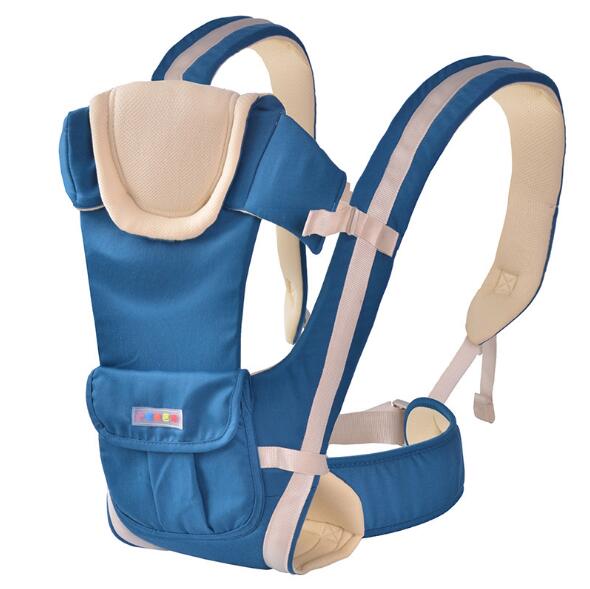0-30 Months Breathable Front Facing Baby Carrier 4 in 1 Infant Comfortable Sling Backpack Pouch Wrap Baby Kangaroo New - Korvel