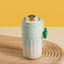 New coffee cup 316 stainless steel thermos cup high value men and women double layer water cup portable accompanying cup - Korvel