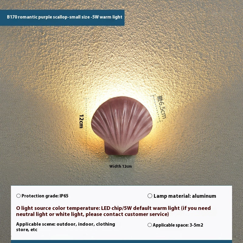Lámpara de Pared Creativa Impermeable para Exteriores