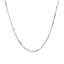 10k White Gold Classic Box Chain - 1.0mm