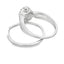 .25ct Diamond Engagement Ring Set in Sterling Silver