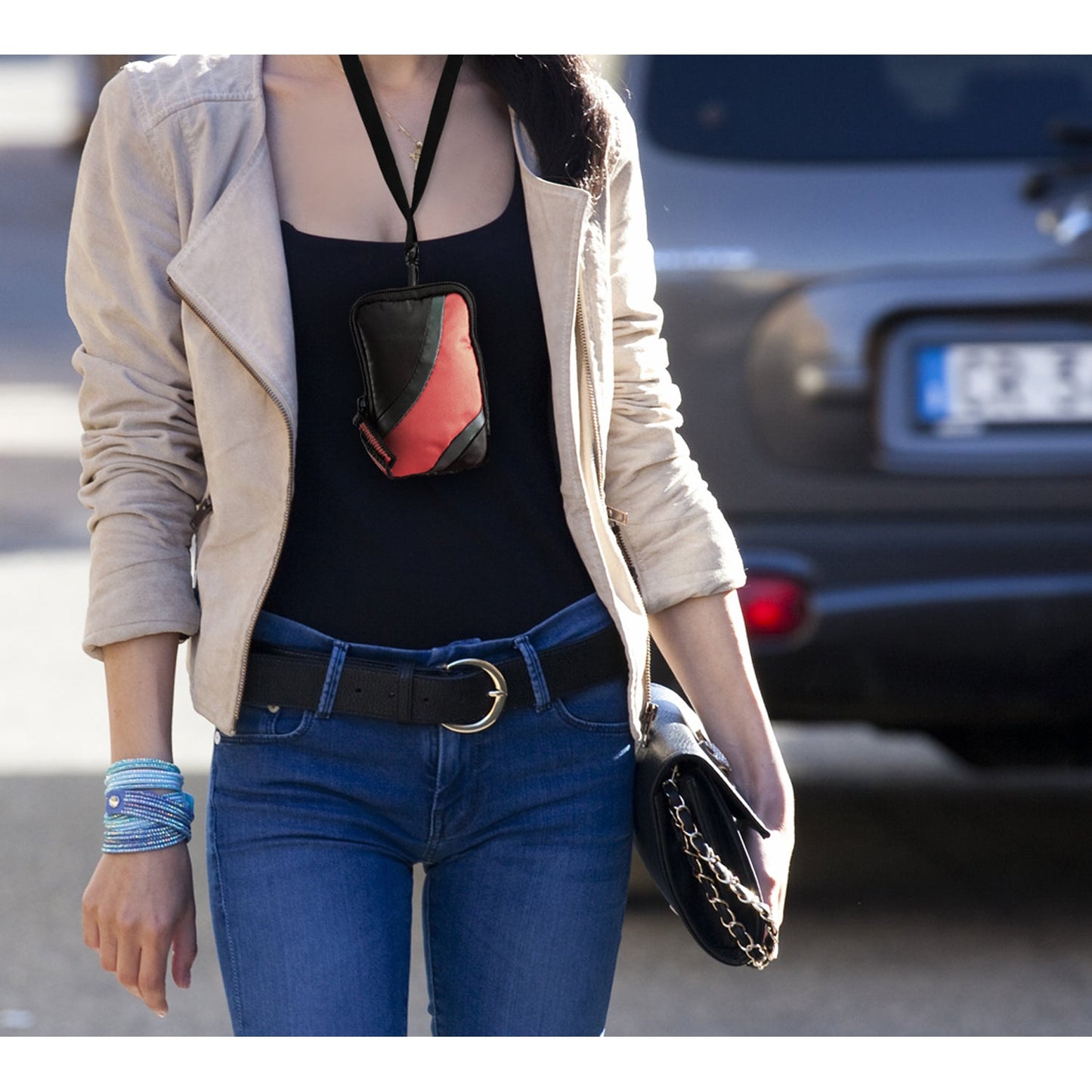 Case Logic Small Size Case with Armband - Black & Orange
