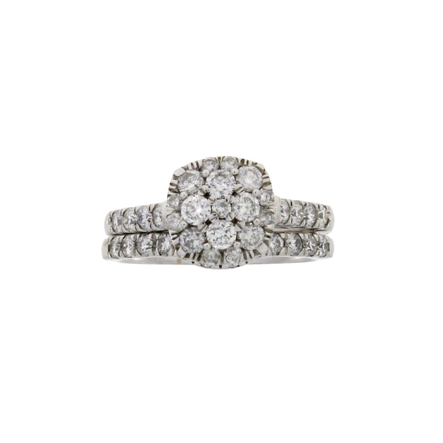 1.30ct Diamond Engagement Ring Set in 10KT White Gold