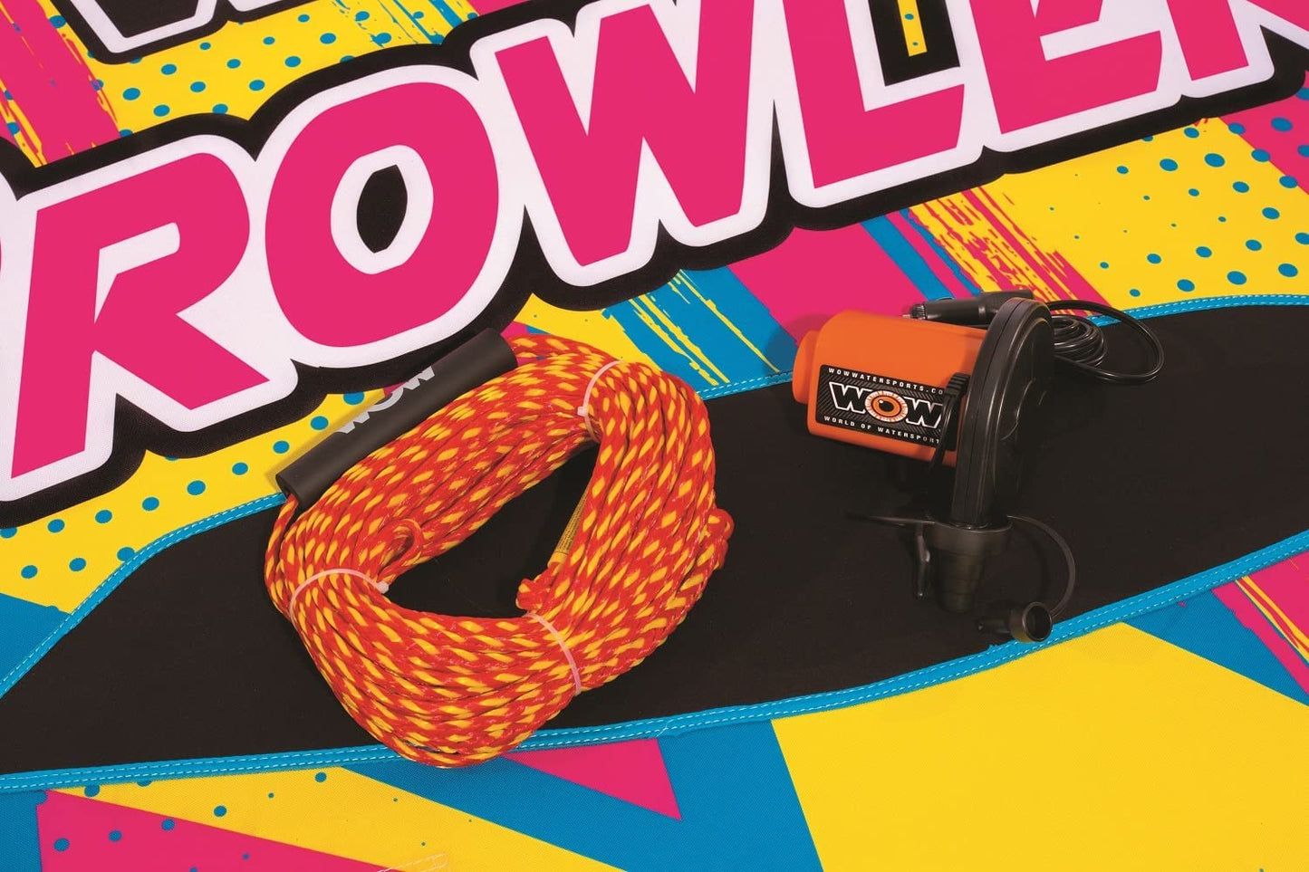 Kit de inicio WOW Watersports Prowler Towable para 2 personas con bomba