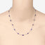6.12 Carat Genuine Amethyst Necklace in Sterling Silver