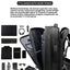 Mochila Multifuncional de Gran Capacidad para Hombres