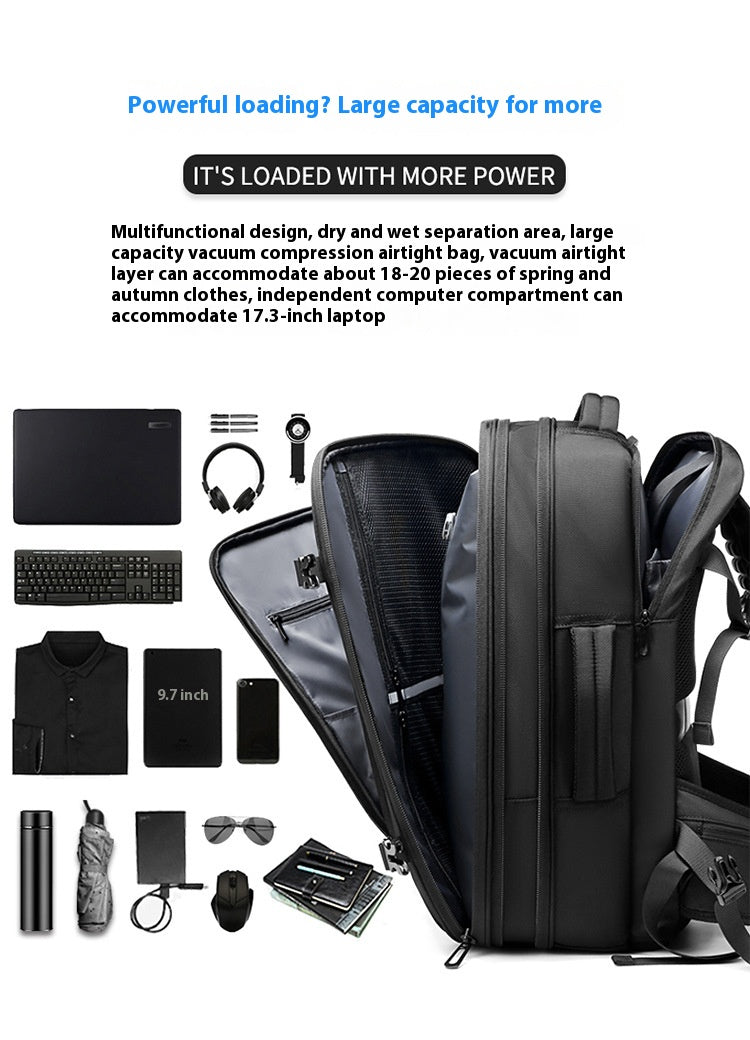 Mochila Multifuncional de Gran Capacidad para Hombres