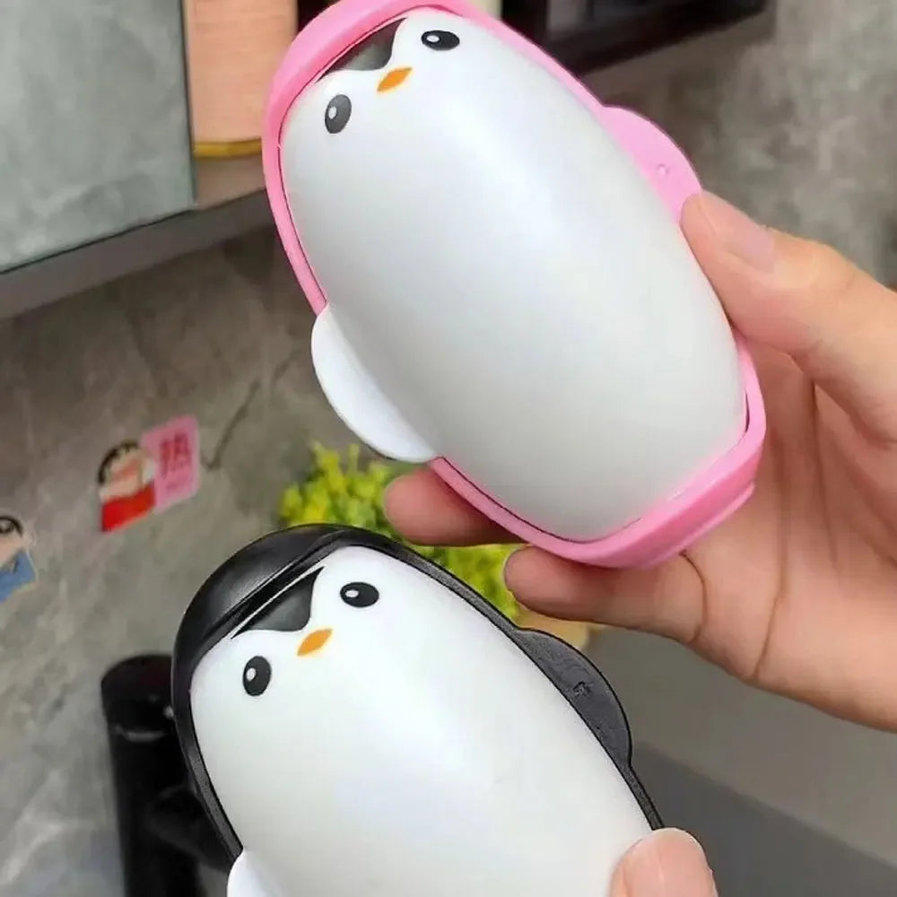 Rasoir à peluches portable Penguin - Brosse mini réutilisable